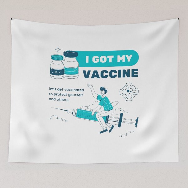 Item preview, I got my vaccine designed and sold by TopStyles.