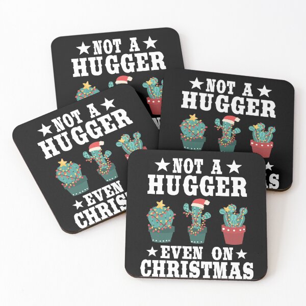 Item preview, Funny Not A Hugger Introvert Cactus Christmas Gift designed and sold by Stronzi.