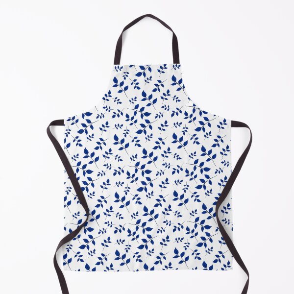 Item preview, Blue Leaf Pattern Bed Sheet Design designed and sold by PodiShawna.