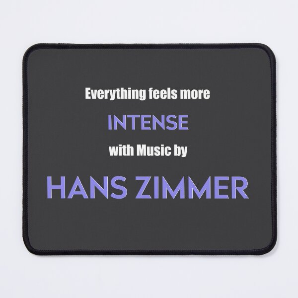 Item preview, Film Music - Everything feels more intense with Hans Zimmer designed and sold by matteline.