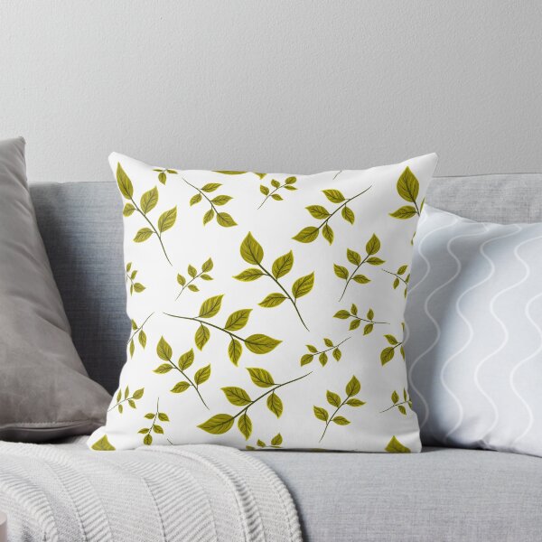 Item preview, Yellow Leaf Pattern Bed Sheet Design designed and sold by PodiShawna.