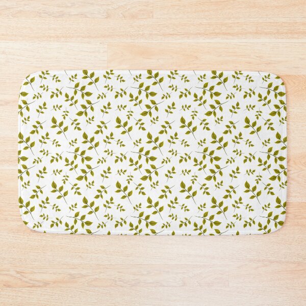 Item preview, Yellow Leaf Pattern Bed Sheet Design designed and sold by PodiShawna.