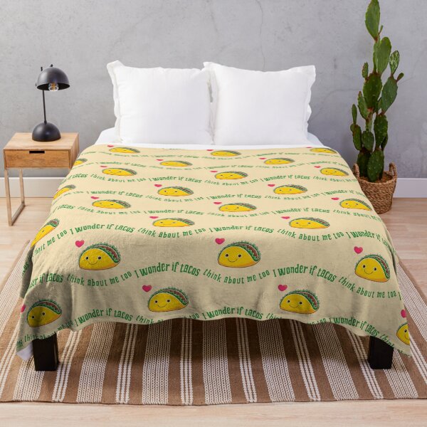 Item preview, I Wonder If Tacos Think About Me Too. Funny Taco Lover designed and sold by Rebel-Design.