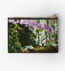 Colorful Orchid Garden Studio Pouch