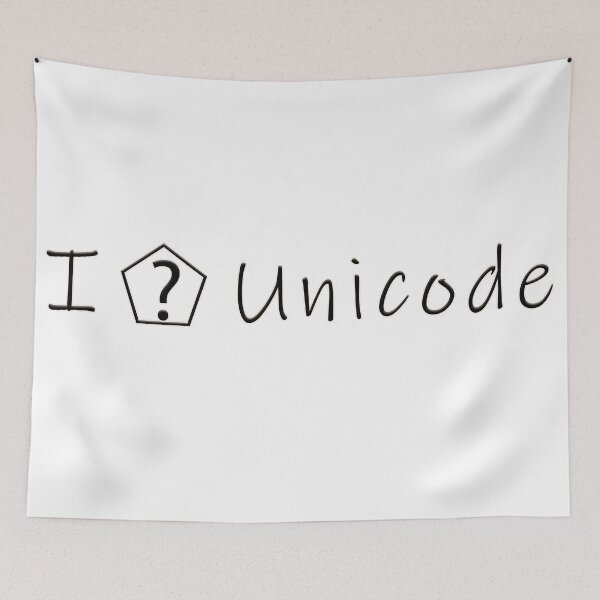 Item preview, I Love � Unicode  designed and sold by LMADesigns.
