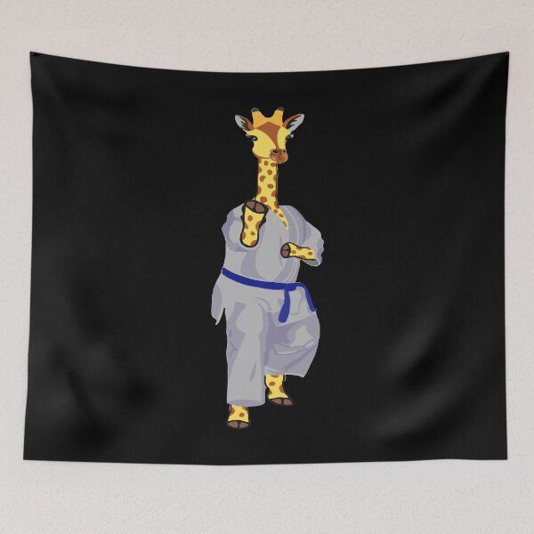 Item preview, Giraffe karateka designed and sold by oko-designs.