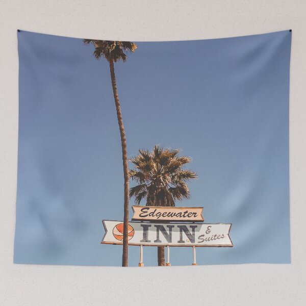 Item preview, Vintage Motel Palm Tree designed and sold by lalasloft.