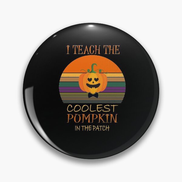 Item preview, I Teach The Coolest Pumpkin In The Patch Funny Halloween Gift for Boys Girls Men Womens  designed and sold by sichaz.