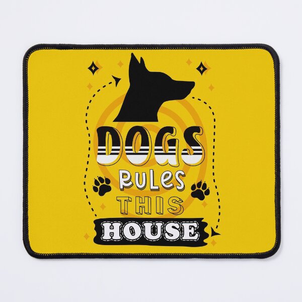 Item preview, Dog Rules this House designed and sold by Vectorheroes.