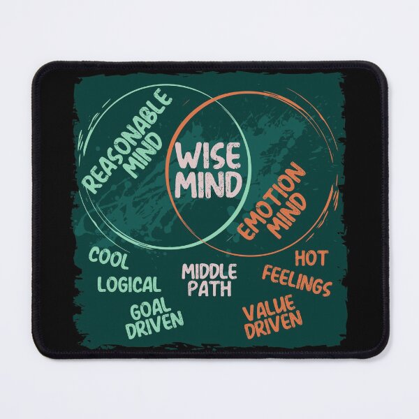 Item preview, Wise Mind. BPD Strong. Walking the Middle Path. Mental Health Matters. designed and sold by Orianah.