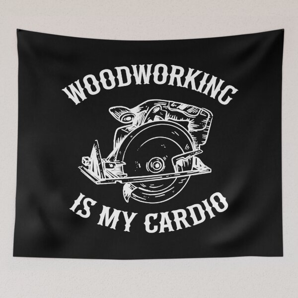 Item preview, Woodworking Is My Cardio Saw Carpenter Gift Father's Day designed and sold by Stronzi.