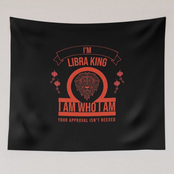 Item preview, I'm A Libra King I Am Who I Am Mens Lion Zodiac  designed and sold by Neggan.