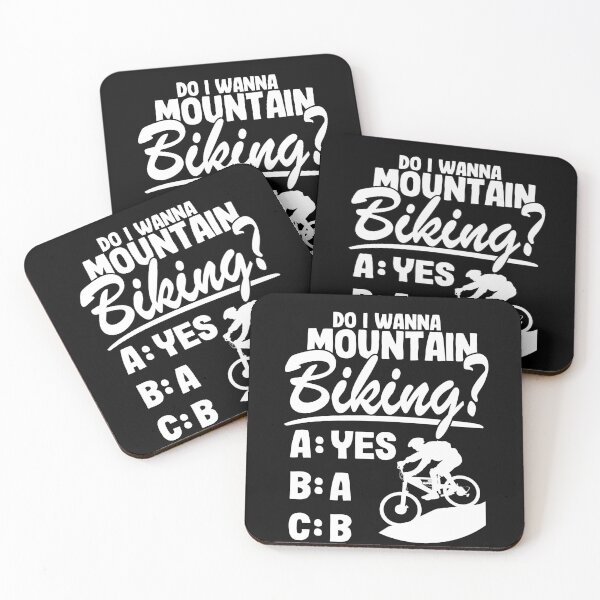 Item preview, Do I Wanna Mountain Biking? Downhill MTB Gift Funny Quotes designed and sold by Stronzi.