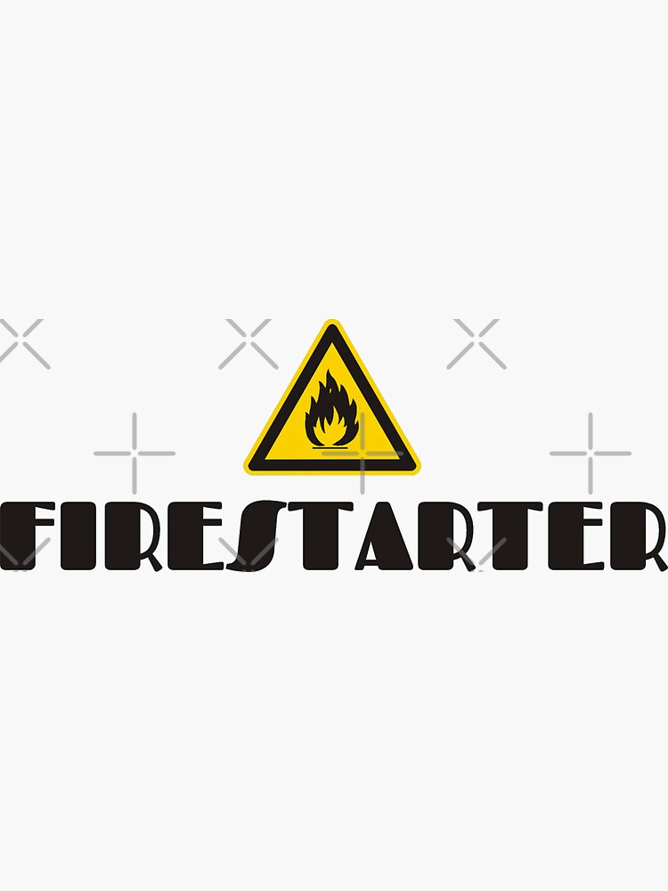 "Firestarter" Sticker for Sale by Pixelar Redbubble