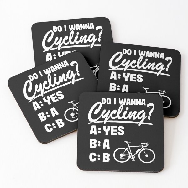 Item preview, Do I Wanna Cycling? Bicycle Quote Funny Cyclist Biking Gift designed and sold by Stronzi.