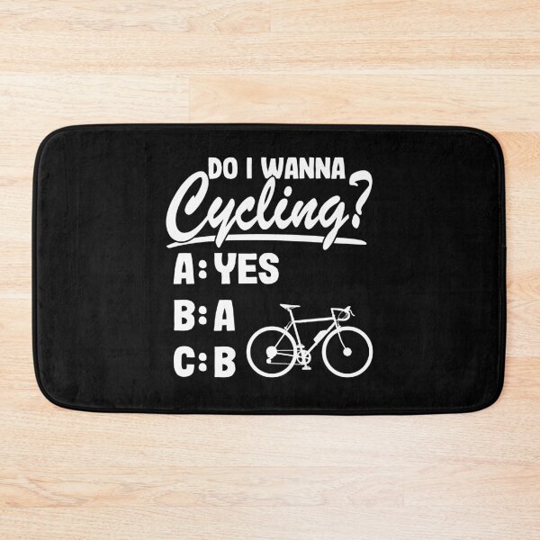 Item preview, Do I Wanna Cycling? Bicycle Quote Funny Cyclist Biking Gift designed and sold by Stronzi.