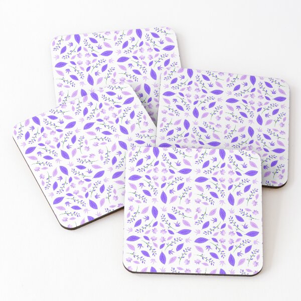 Item preview, Light Purple Flower Pattern Bed Sheet Design designed and sold by PodiShawna.