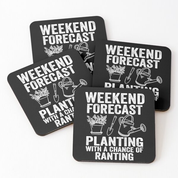 Item preview, Weekend Forecast Planting & Ranting Gardening Gift Gardener Plants designed and sold by Stronzi.