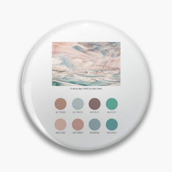 Item preview, Colour Palette of A rainy day (1922) by Paul Nash designed and sold by CoffeewithAnh.