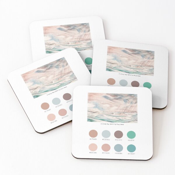 Item preview, Colour Palette of A rainy day (1922) by Paul Nash designed and sold by CoffeewithAnh.
