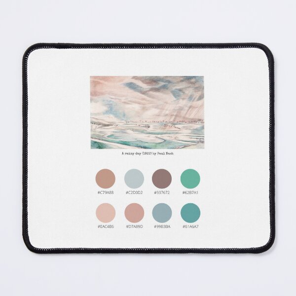 Item preview, Colour Palette of A rainy day (1922) by Paul Nash designed and sold by CoffeewithAnh.