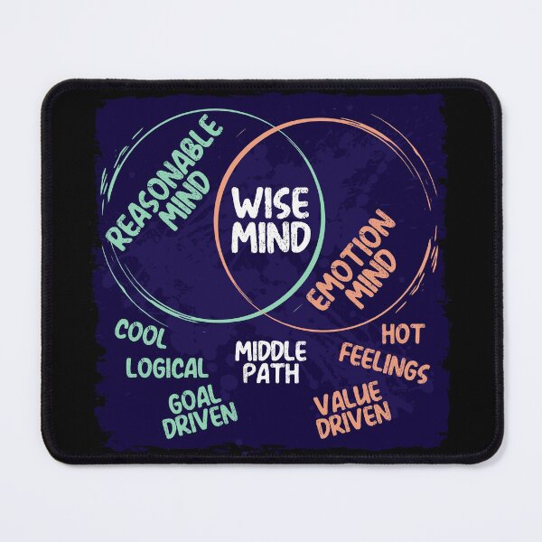 Item preview, Wise Mind. BPD Strong. Walking the Middle Path. Mental Health Matters. designed and sold by Orianah.