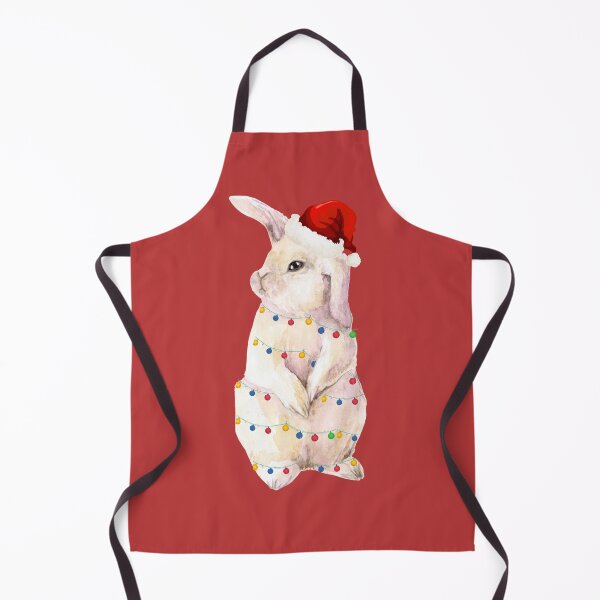 Item preview, Christmas Bunny Rabbit Tangled in lights designed and sold by Designforoz.