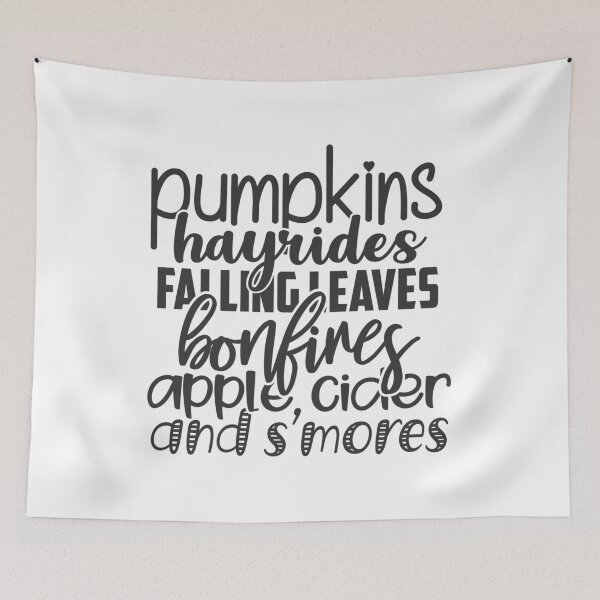 Item preview, Pumpkins Hayrides Apple Cider And Falling Leaves designed and sold by charaf19.