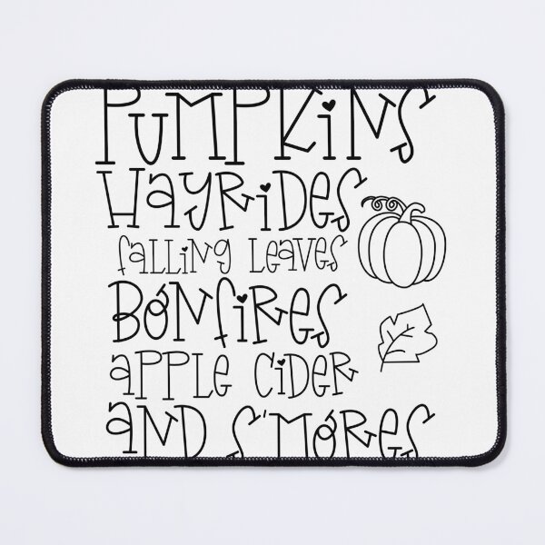 Item preview, Pumpkins Hayrides Apple Cider And Falling Leaves designed and sold by charaf19.