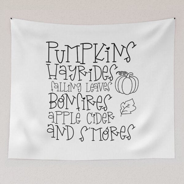 Item preview, Pumpkins Hayrides Apple Cider And Falling Leaves designed and sold by charaf19.