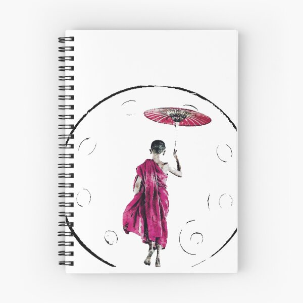 Item preview, Handpan monk with umbrella design  designed and sold by TrippyEarth.