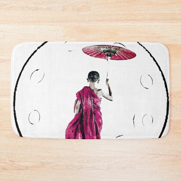 Item preview, Handpan monk with umbrella design  designed and sold by TrippyEarth.