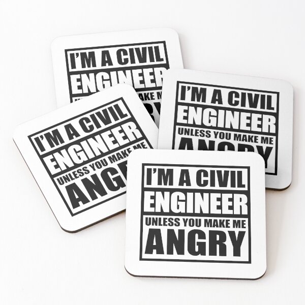 Item preview, I'm A Civil Engineer Unless You Make Me Angry - Funny Civil Engineer designed and sold by Easy-Teezy.