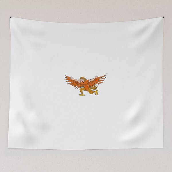 Item preview, Lleu Llaw Gyffes Spread Eagle Cartoon designed and sold by patrimonio.