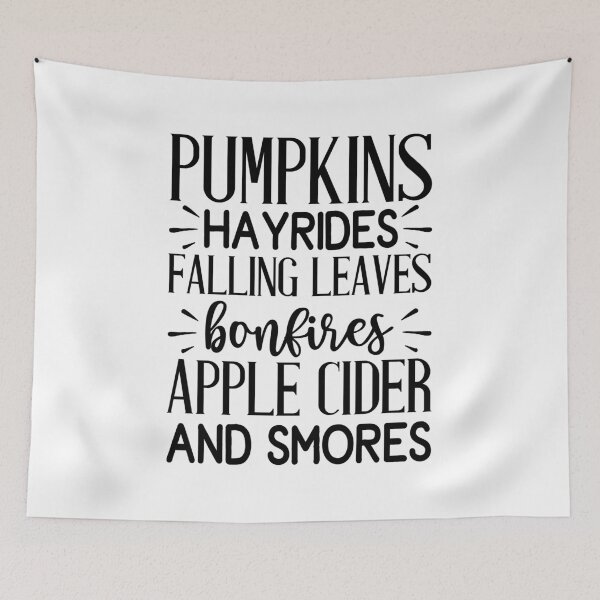 Item preview, Pumpkins Hayrides Apple Cider And Falling Leaves designed and sold by charaf19.