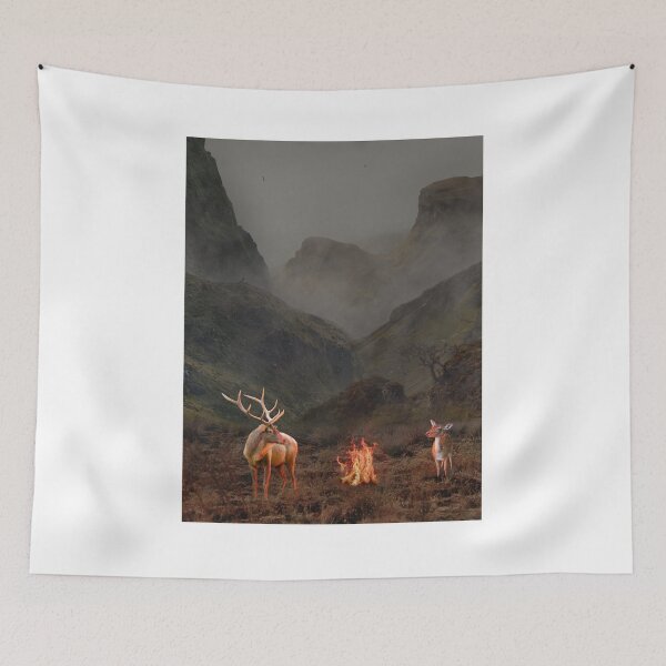 Item preview, Travel with wild deer in a deserted area designed and sold by Butterfly-Dream.