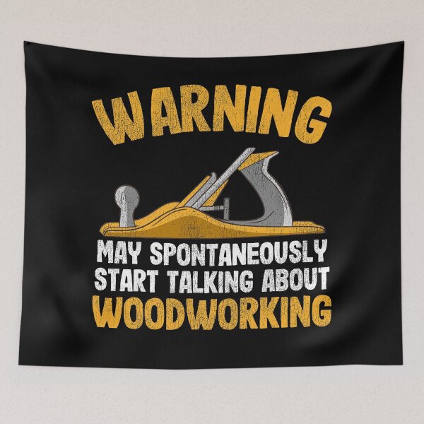 Item preview, Warning May Talking About Woodworking Carpenter Gift Funny designed and sold by Stronzi.