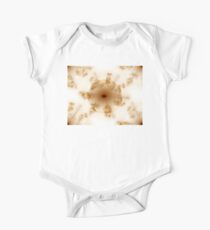 Brwon Glass Abstract Globe One Piece - Short Sleeve