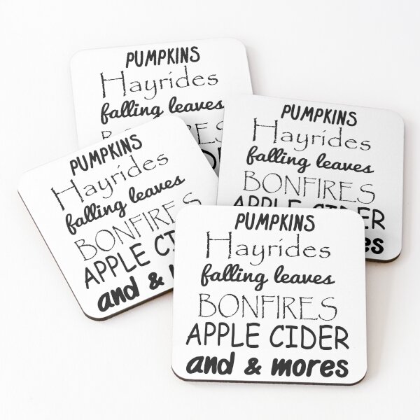 Item preview, Pumpkins Hayrides Apple Cider And Falling Leaves designed and sold by charaf19.