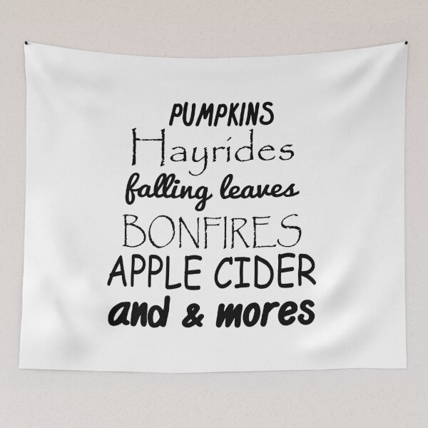 Item preview, Pumpkins Hayrides Apple Cider And Falling Leaves designed and sold by charaf19.