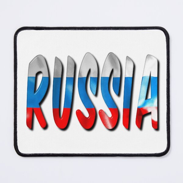 Item preview, Russia Word With Flag Texture designed and sold by MarkUK97.