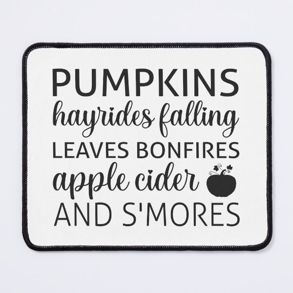 Item preview, Pumpkins Hayrides Apple Cider And Falling Leaves designed and sold by charaf19.