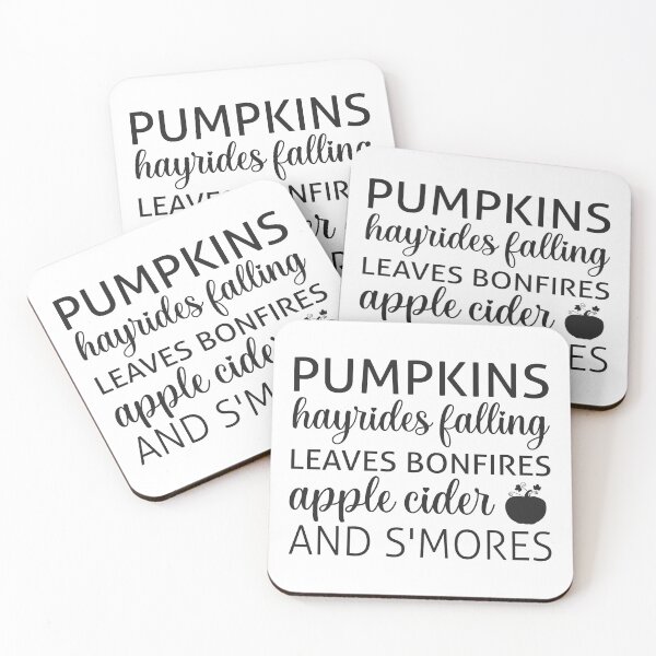 Item preview, Pumpkins Hayrides Apple Cider And Falling Leaves designed and sold by charaf19.