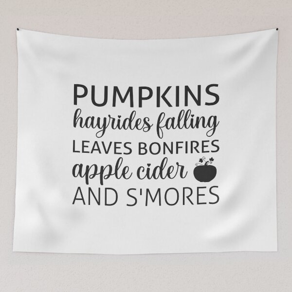 Item preview, Pumpkins Hayrides Apple Cider And Falling Leaves designed and sold by charaf19.