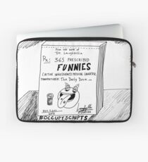 Occupy Scripts editorial cartoon Laptop Sleeve