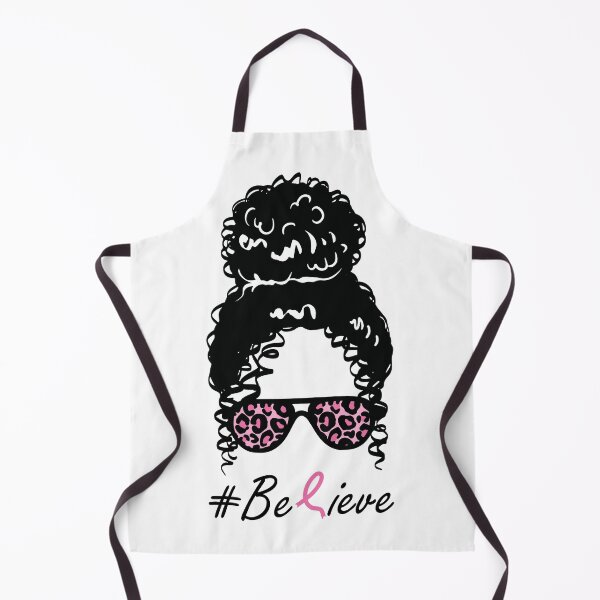 Item preview, Breast Cancer Awareness Messy Bun Warrior Believe Women designed and sold by CocktailDesigns.