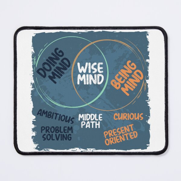Item preview, Wise Mind. BPD Strong. Walking the Middle Path. Mental Health Matters. designed and sold by Orianah.