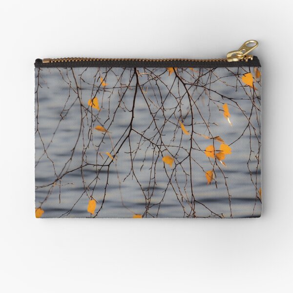 Golden Leaves Zipper Pouch