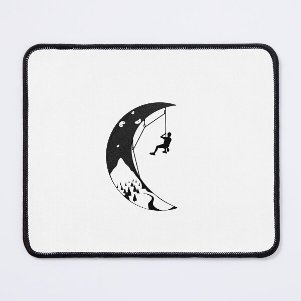 Item preview, Rock climbing moon designed and sold by DesignsByJaz.