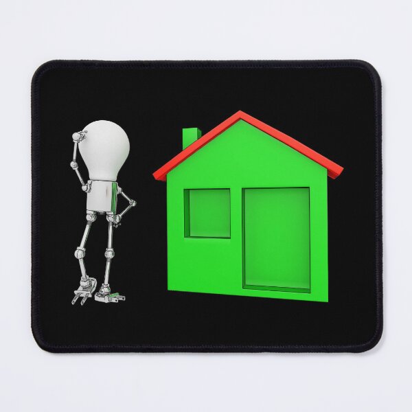 Item preview, Lightbulbs figurine with family house designed and sold by MIRO3D.